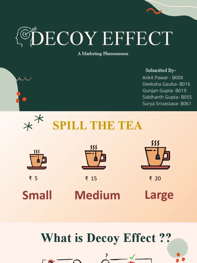 Decoy Effect PDF Economics Market (Economics)
