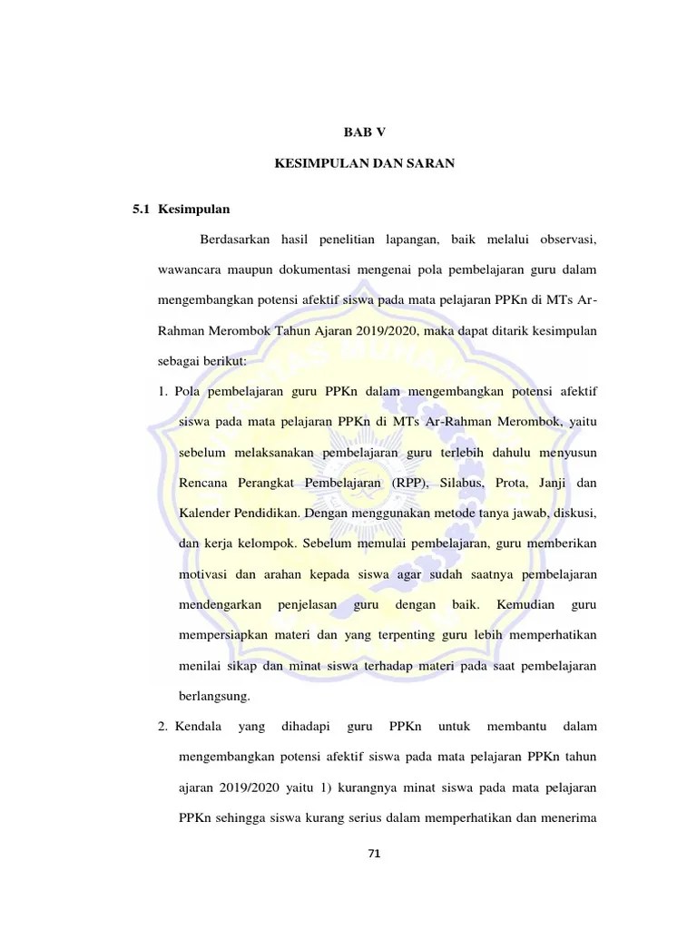 Bab v Lampiran | PDF