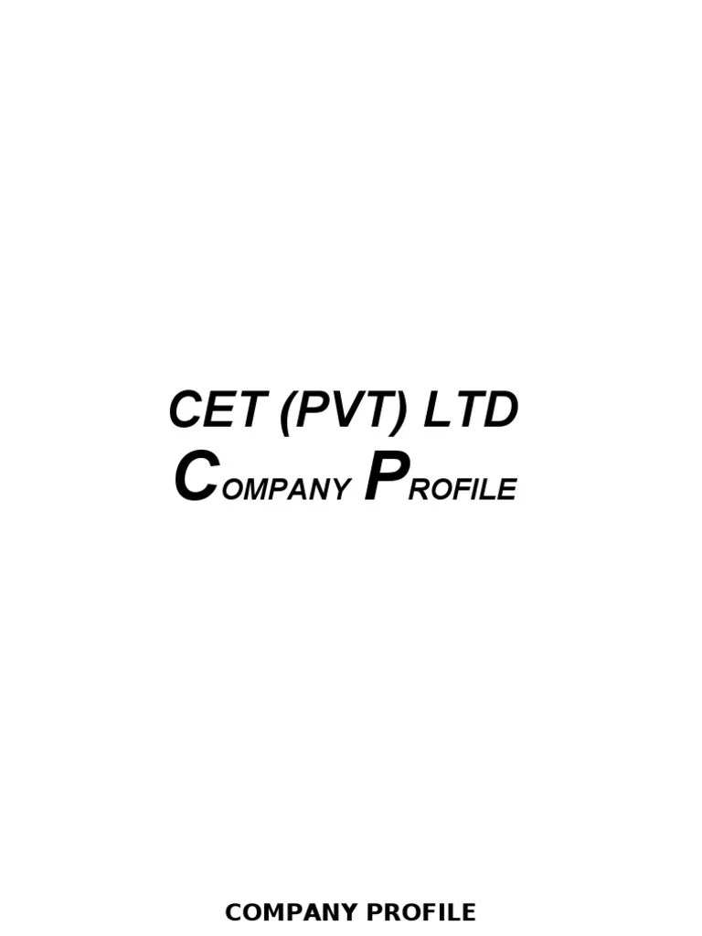 CET Company Profile Final1 | PDF | Telecommunication | Optical Fiber