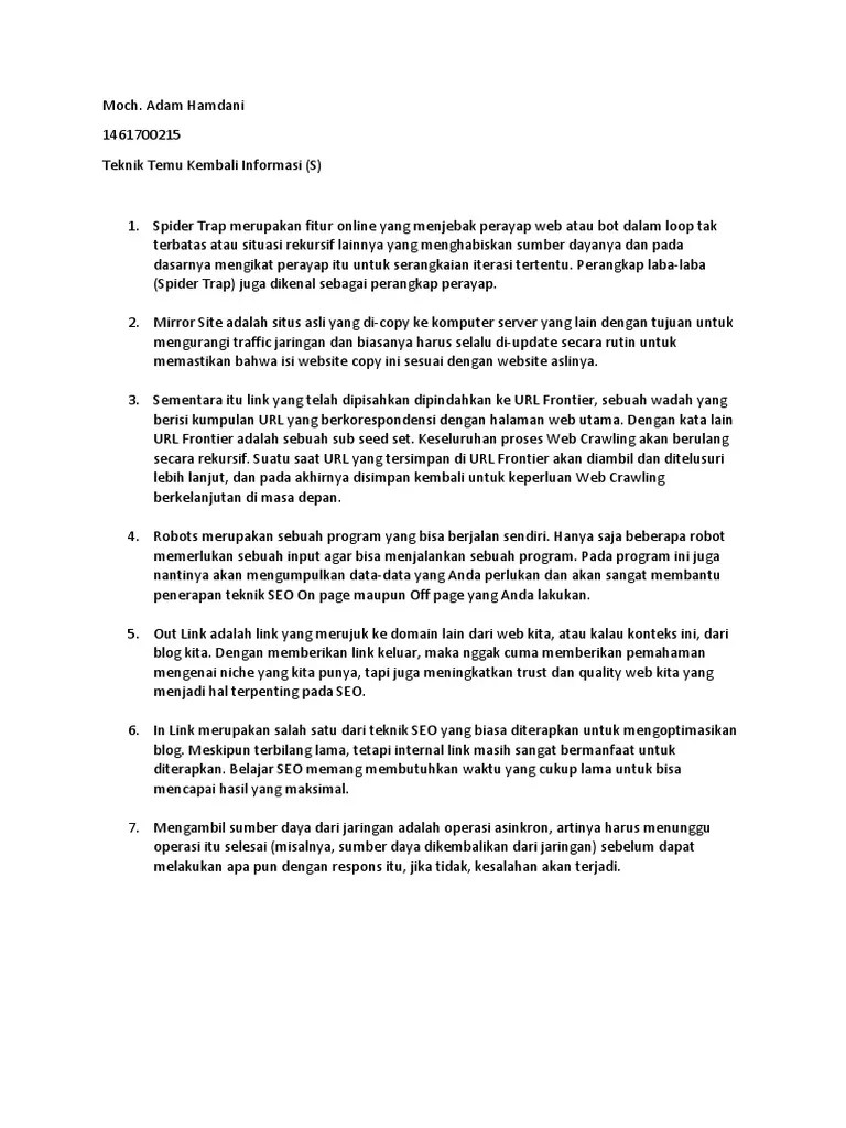 Tugas1_MochAdamHamdani_1461700215 | PDF