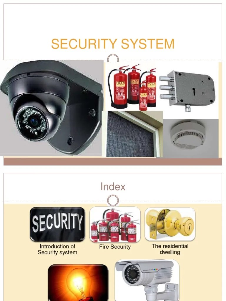 Security System PDF Security Alarm Door