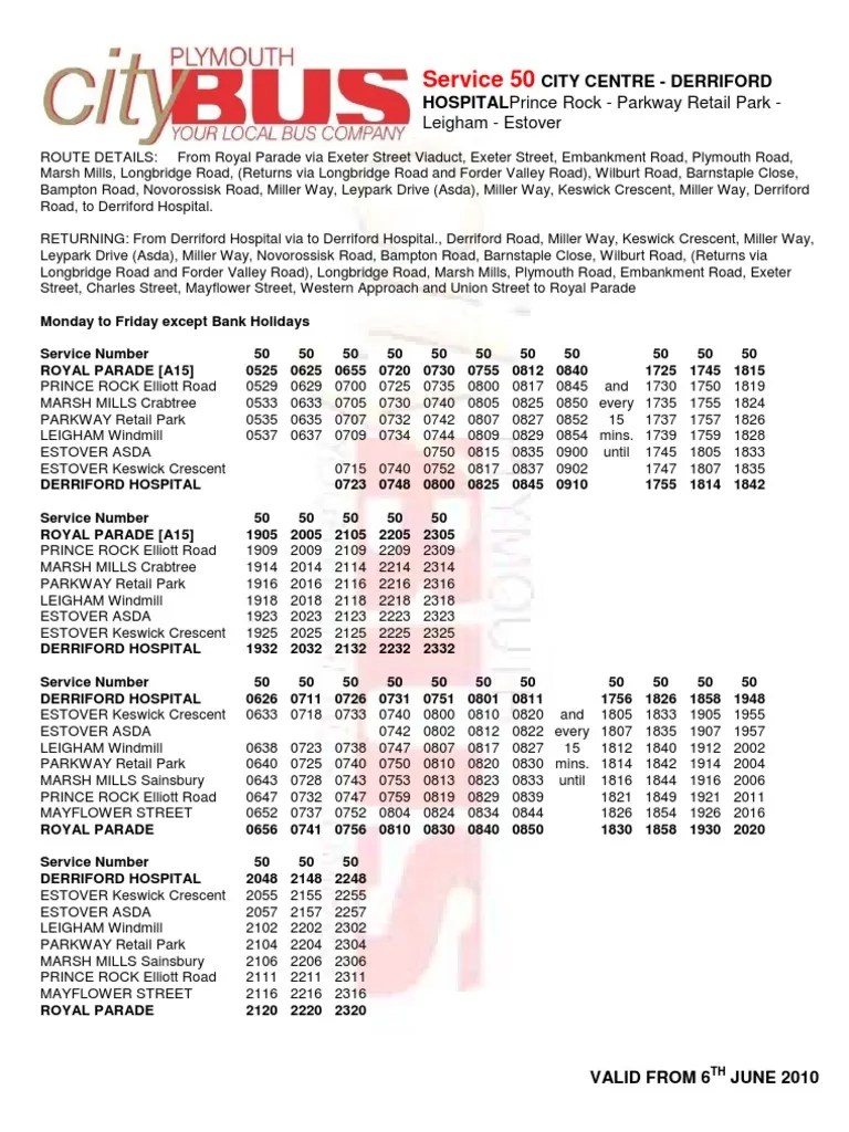 Plymouth Citybus 050 20100610 Plymouth Transport