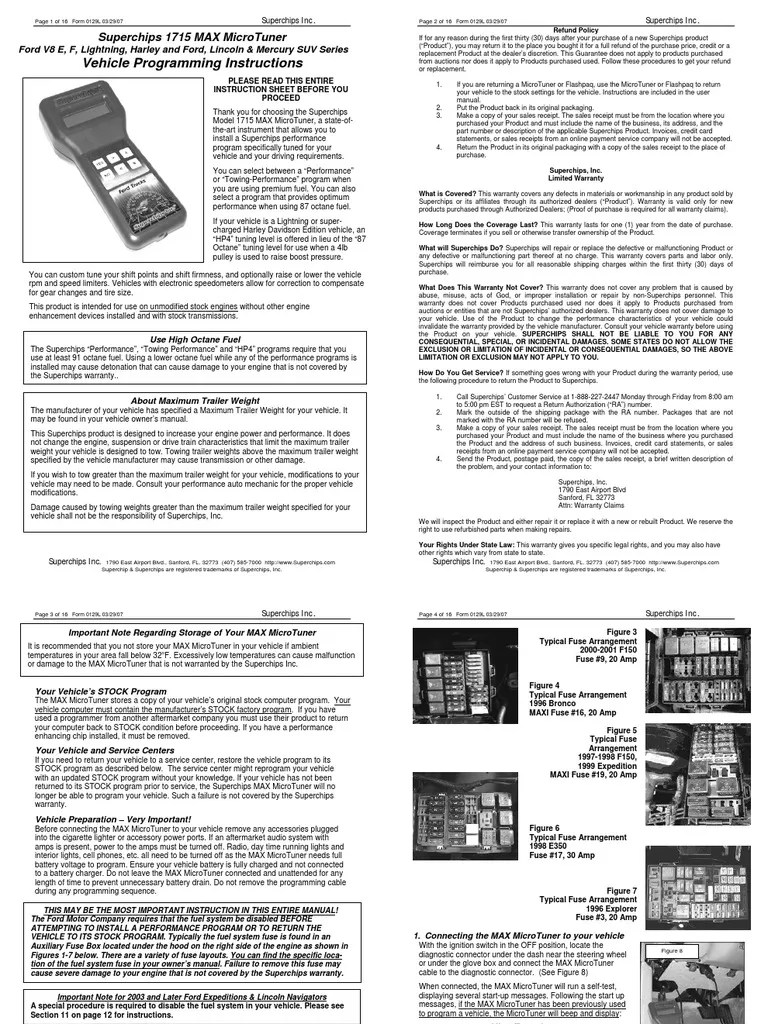 1715 Installation Manual | PDF | Receipt | Trailer (Vehicle)