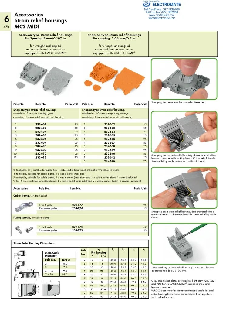 Wago PCB Terminal Blocks and Connectors Catalog 7 PDF Electrical