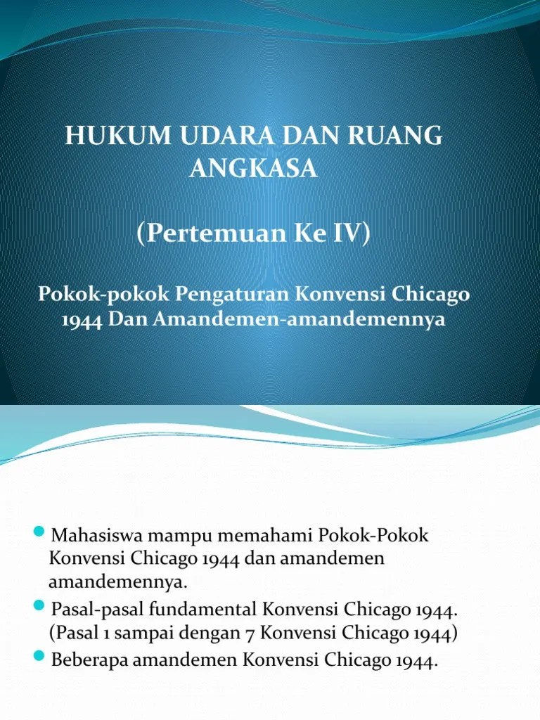 Pertemuan 4 Hukum Udara 2021 pdf | PDF