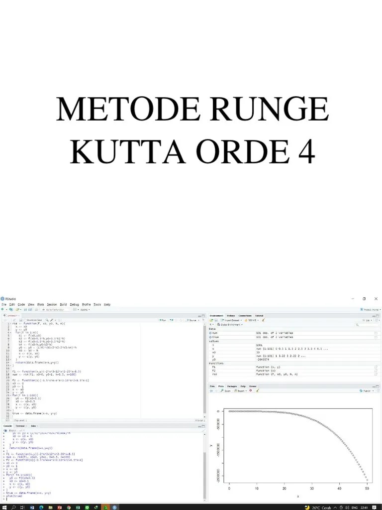 Metode Runge Kutta Orde 4 PDF