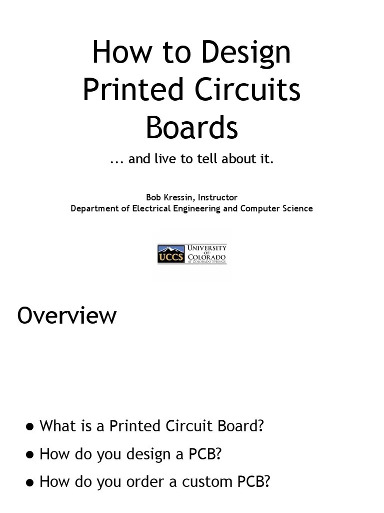 PCB Design Process PDF Printed Circuit Board Electronics