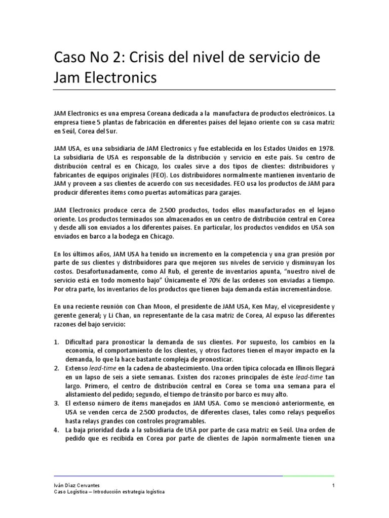JAM Electronics PDF