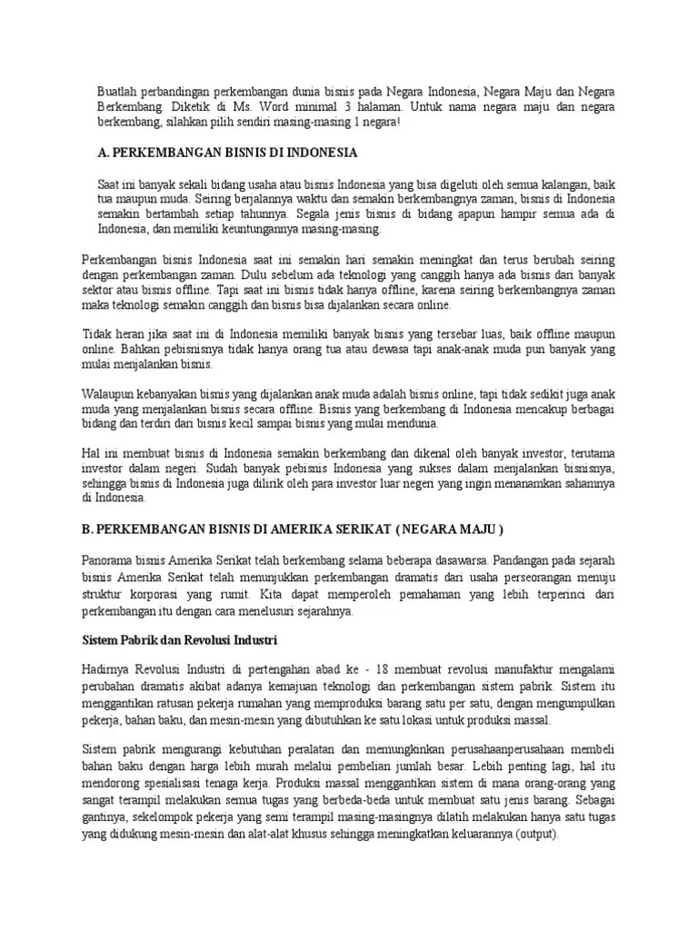 Tugas 1 Pengantar Bisnis Daniela Faradhita | PDF