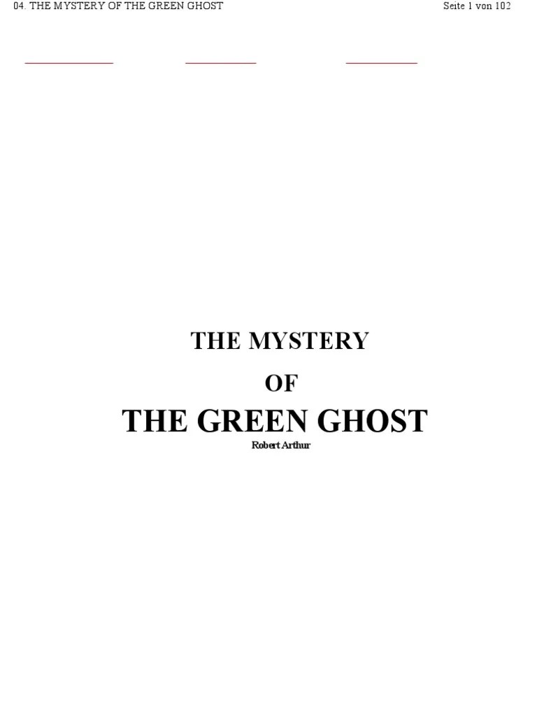 04 The Mystery of The Green Ghost PDF