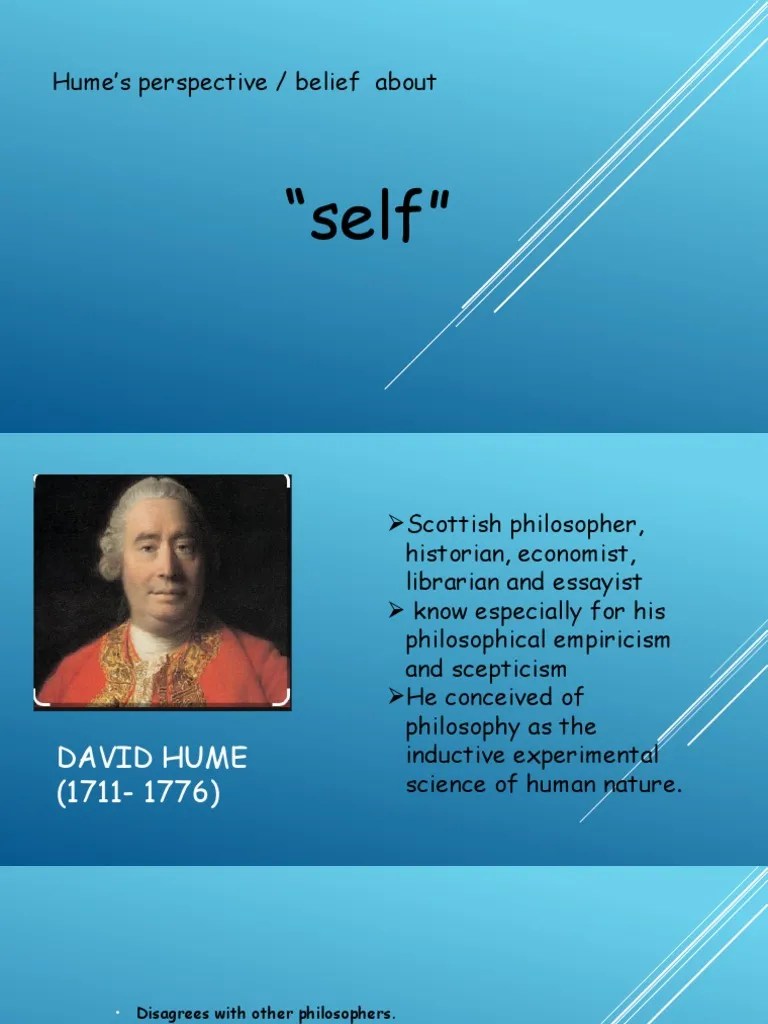 David Hume Understanding The Self PDF