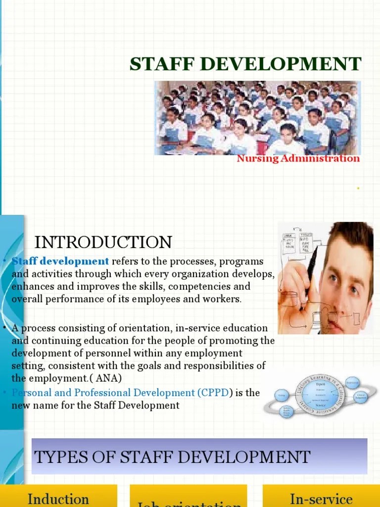 Staff Development Nursing Administration PDF Nursing Employment