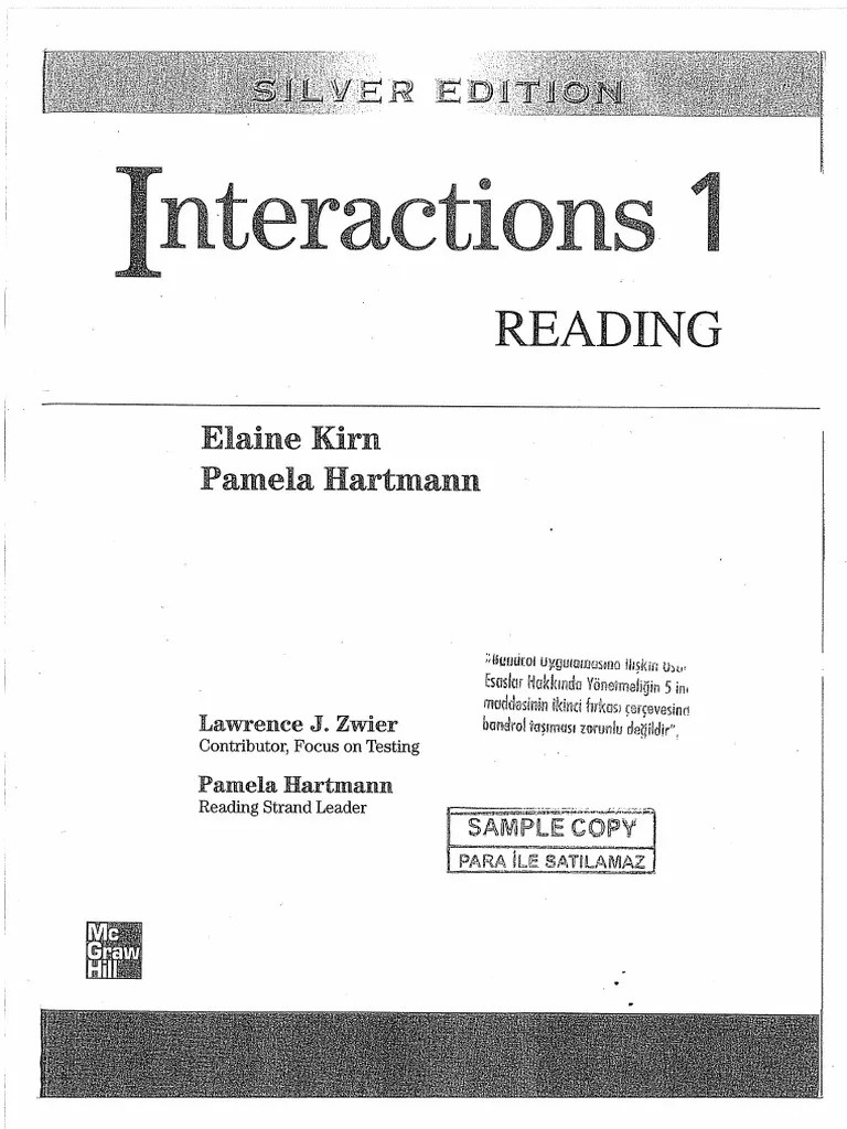 Interactions 1 Reading PDF