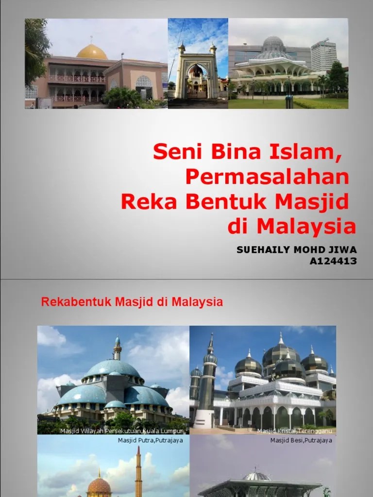 Draft Seni Bina Islam Di Malaysia