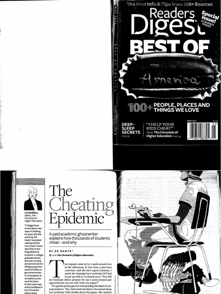 The Cheating Epidemic PDF