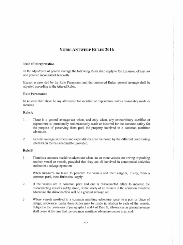2016 YorkAntwerp Rules & CMI Guidelines PDF