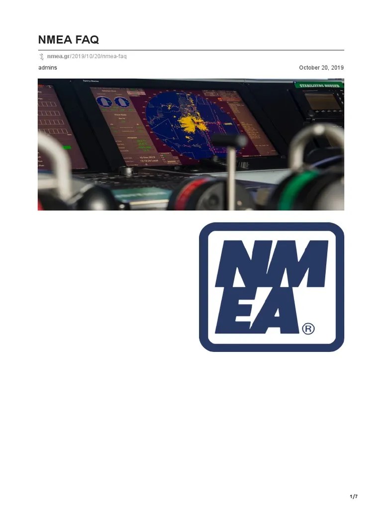 Nmea Faq | PDF | Navigation | Telecommunications