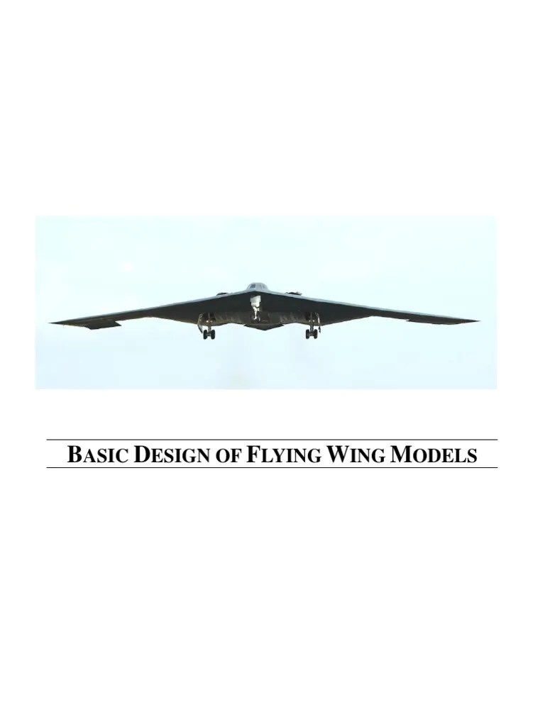 Basic Design of Flying Wing Models Lift (Force) Airfoil