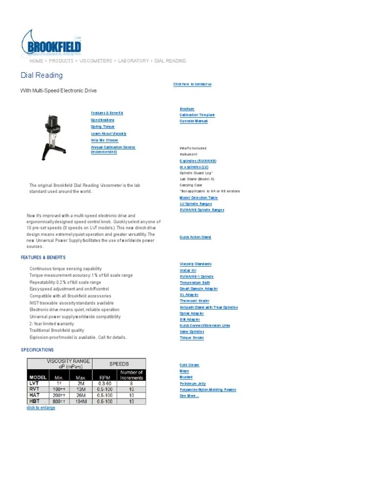 LVT Brookfield Engineering LVT PDF