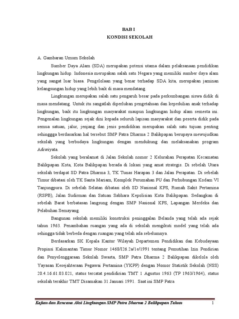 CONTOH Kajian Lingkungan | PDF