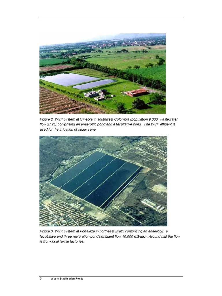 Waste Stabilization Ponds 20043 PDF Environmental Issues With