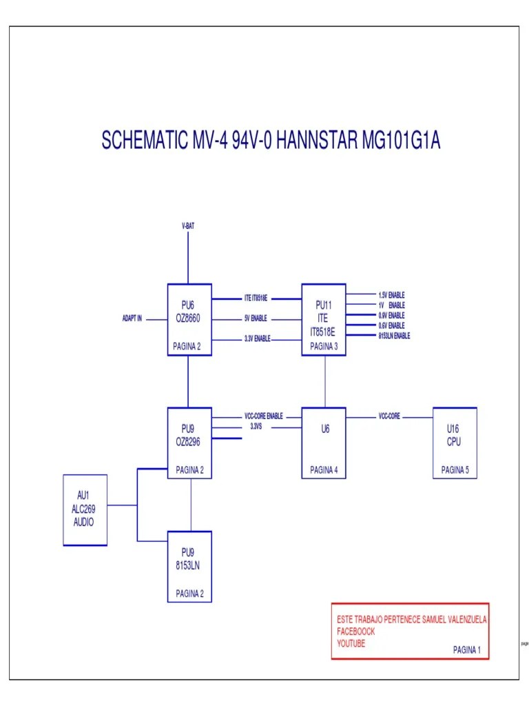 Schematic Mv4 94V0 Hannstar Mg101G1A PU6 OZ8660 PU11 ITE IT8518E PDF(06)