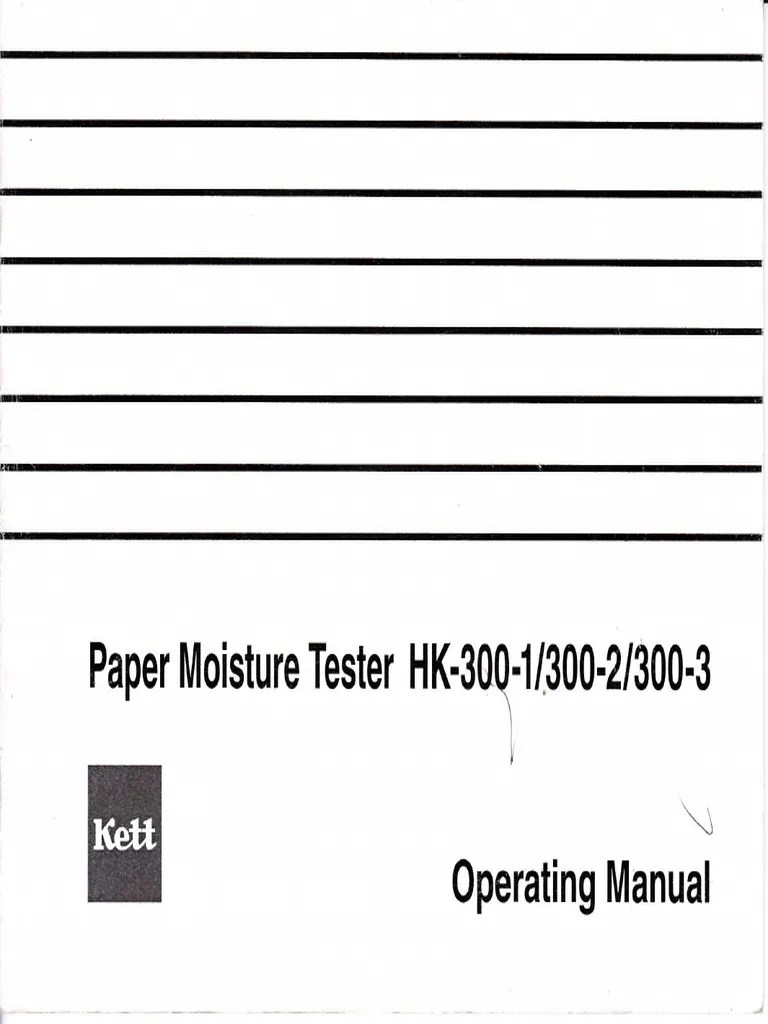 Moisture Meter Manual | PDF | Electrical Connector | Calibration