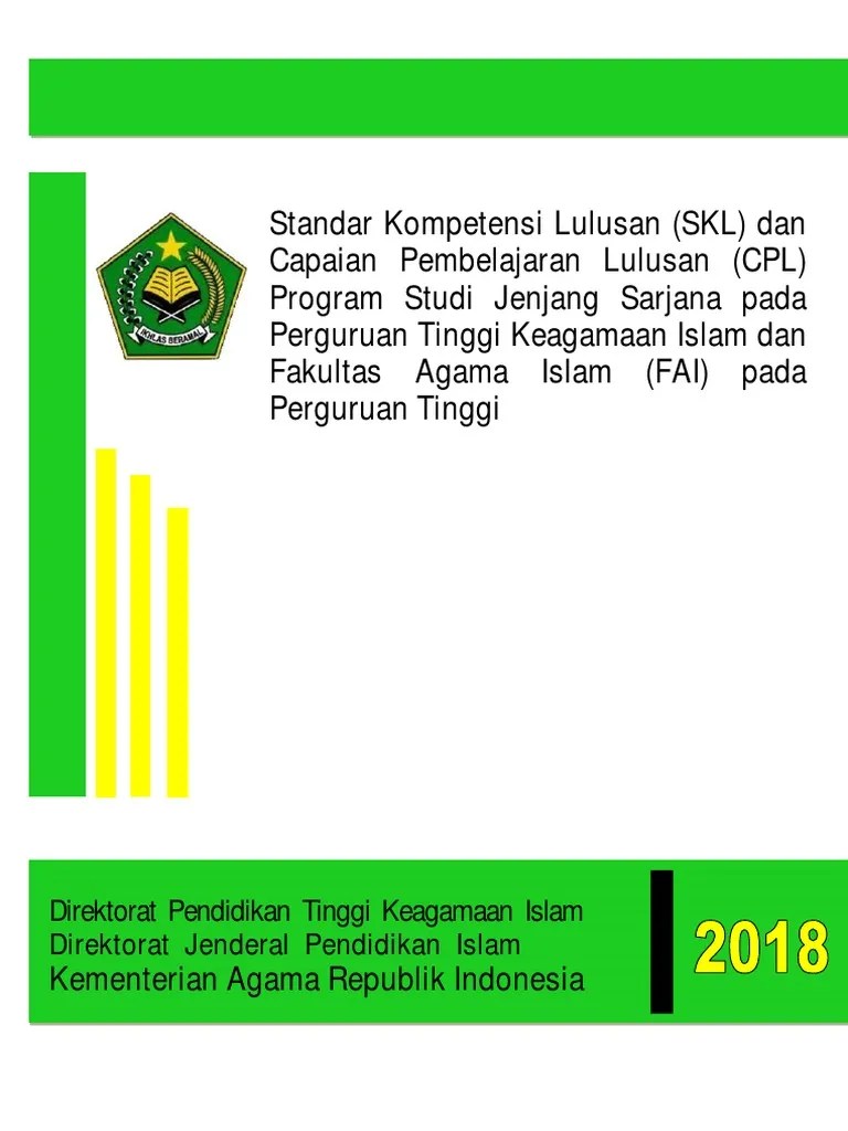 Standar Kompetensi Lulusan Dan Capaian Pembelajaran Lulusan PDF