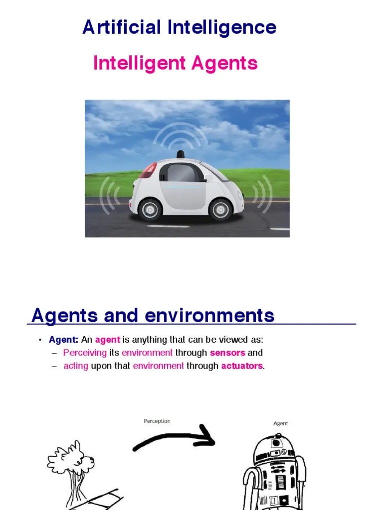 An Introduction to the Concepts of Agents and Environments in Artificial Intelligence PDF
