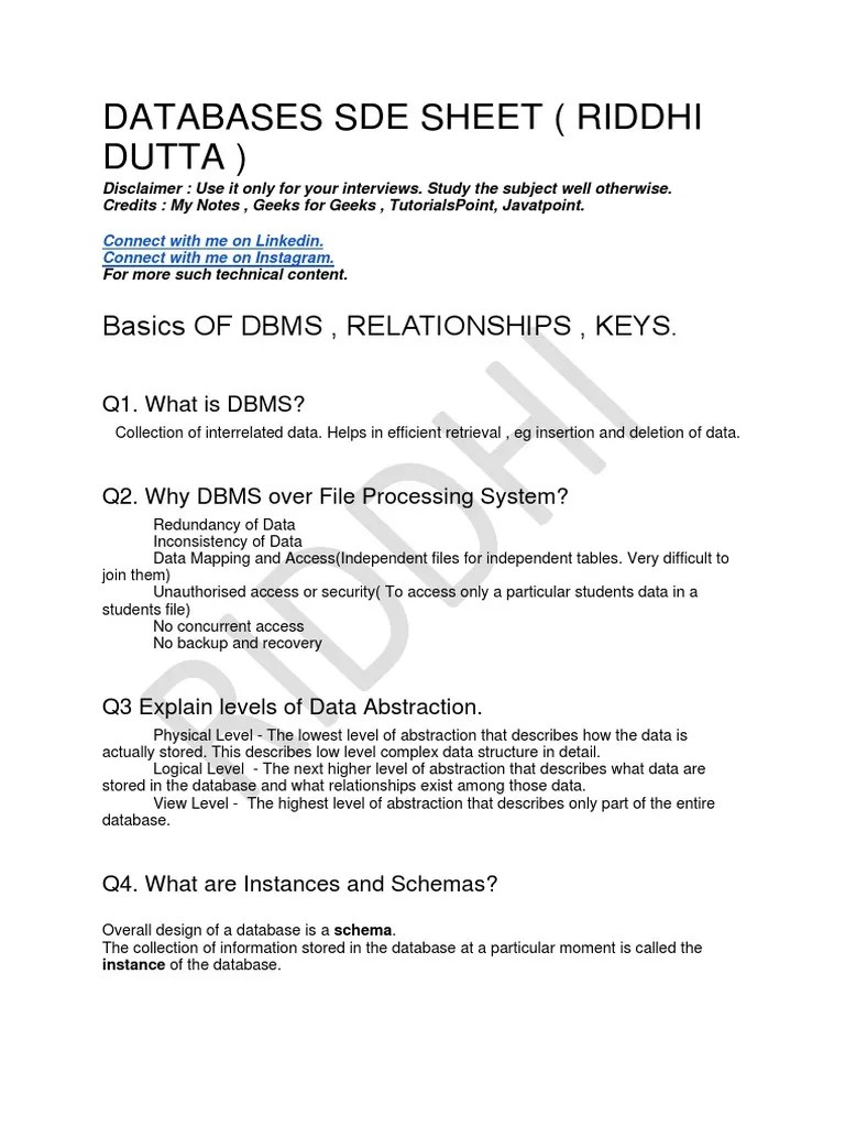 IAS Exam | PDF | Database Index | Relational Database