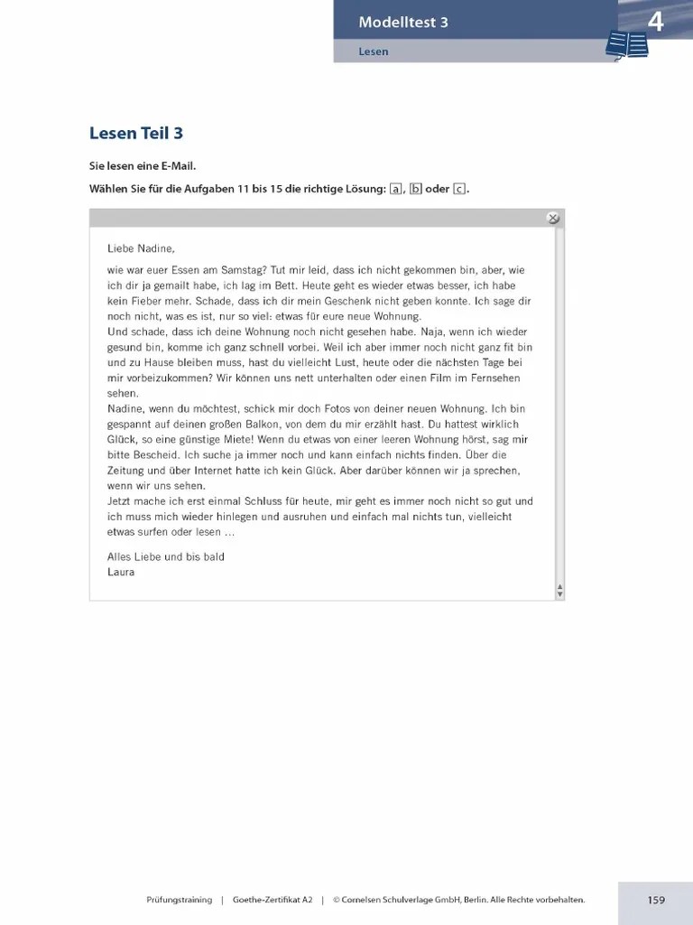 Pruefungstraining A2 Lesen 3 PDF