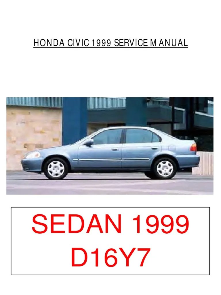 Honda Civic Service Manual | PDF