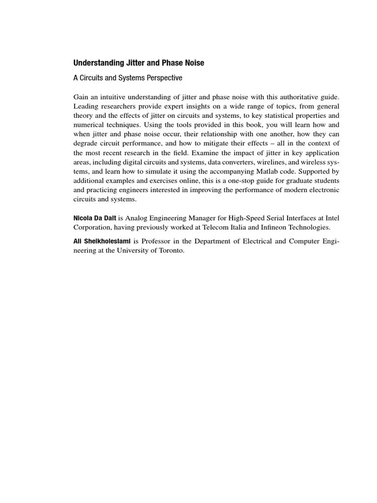 Understanding Jitter and Phase Noise PDF Analog To Digital