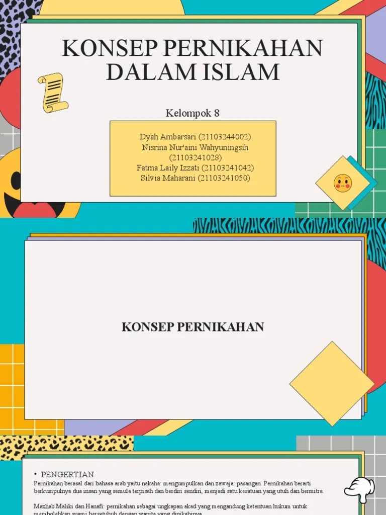 KELOMPOK 8_KONSEP PERNIKAHAN DALAM ISLAM | PDF