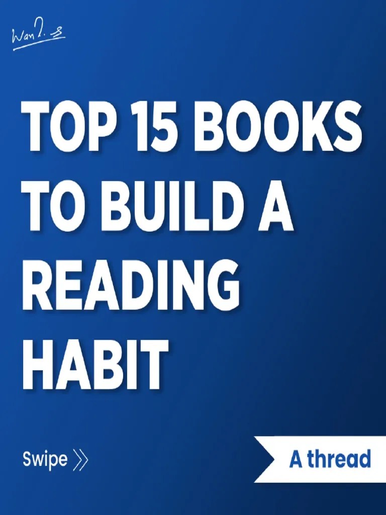 Top 15 Books To Build A Reading Habit PDF