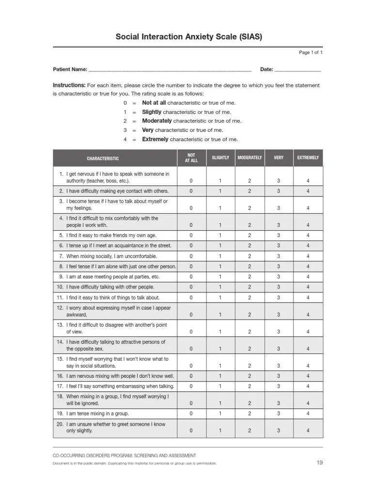 SIAS Psychiatry Related Fields Positive Psychology