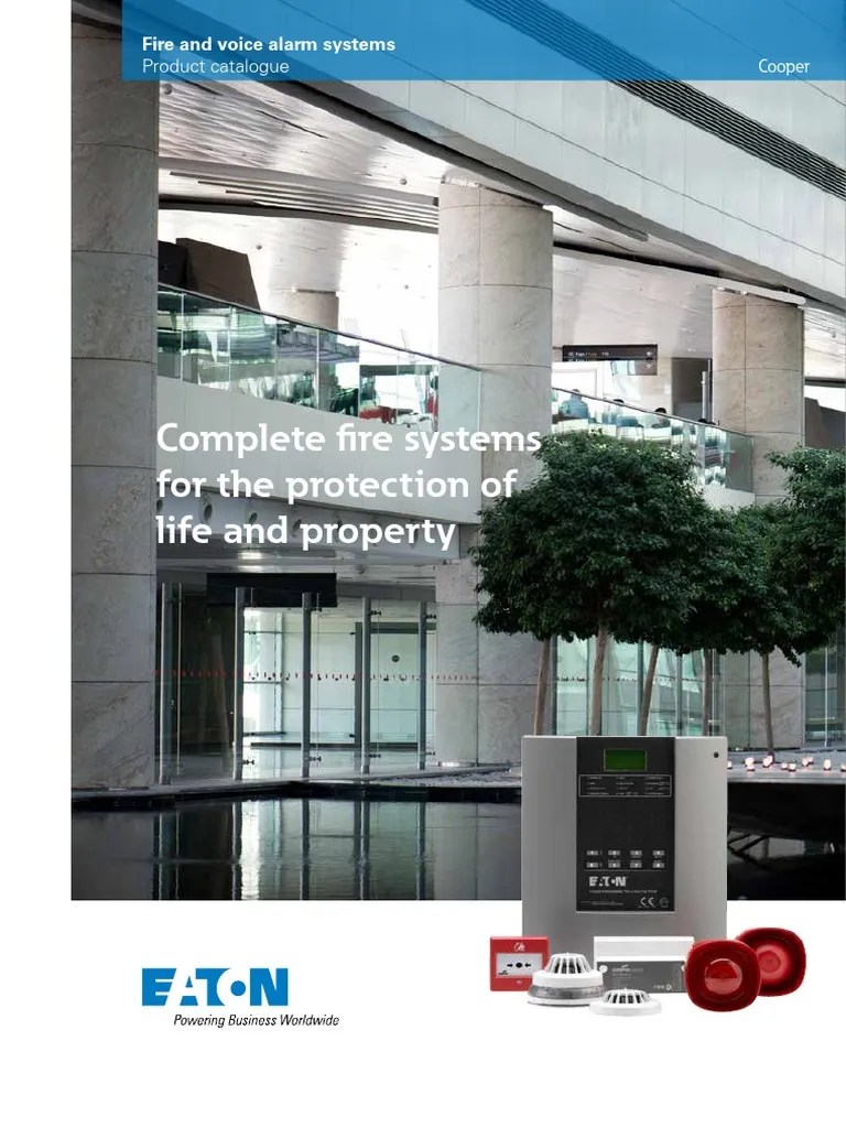 Cooper Fire Detection Systems Catalogue Download Free PDF Technical