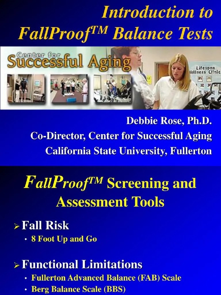 Berg Balance Scale PDF