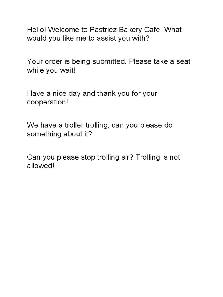 Pastriez Bakery Cafe Plan PDF