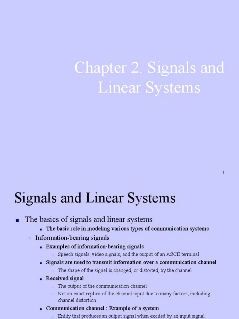 Fundamentals of Signals and Linear Systems PDF