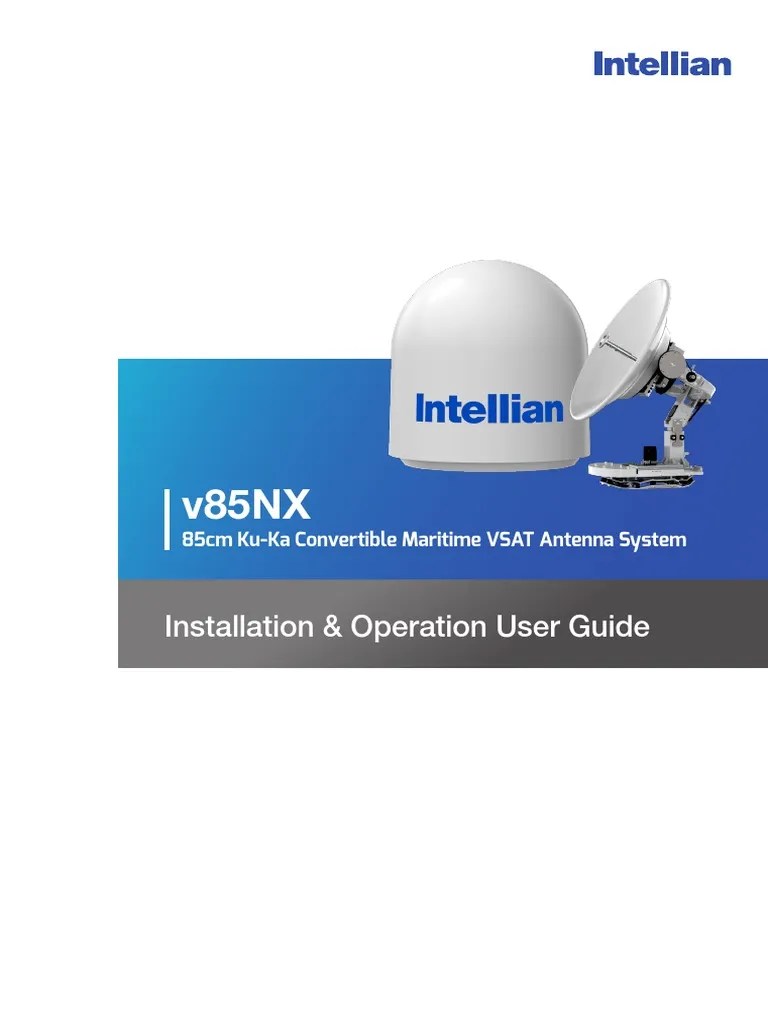 Intellian v85nx User Manual PDF Radar Coaxial Cable