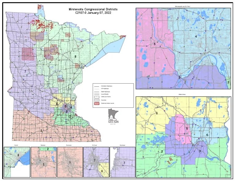 Minnesota Congressional Districts GOP PDF