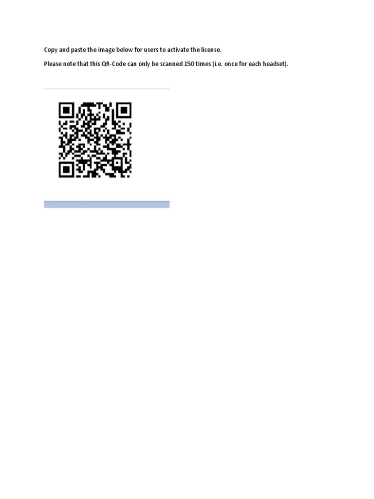 QR Code For Smart Glasses PDF
