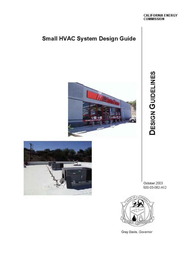 Small HVAC Design Guide Hvac Efficient Energy Use