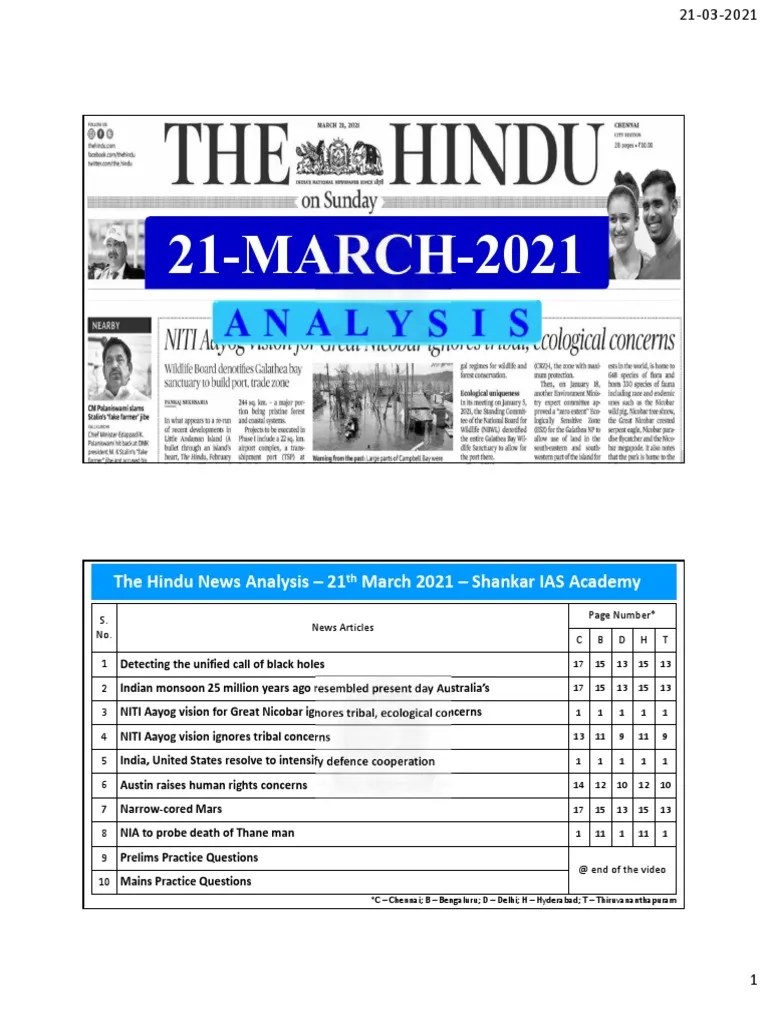 21.03.2021 Double Page Handwritten Notes Shankar IAS