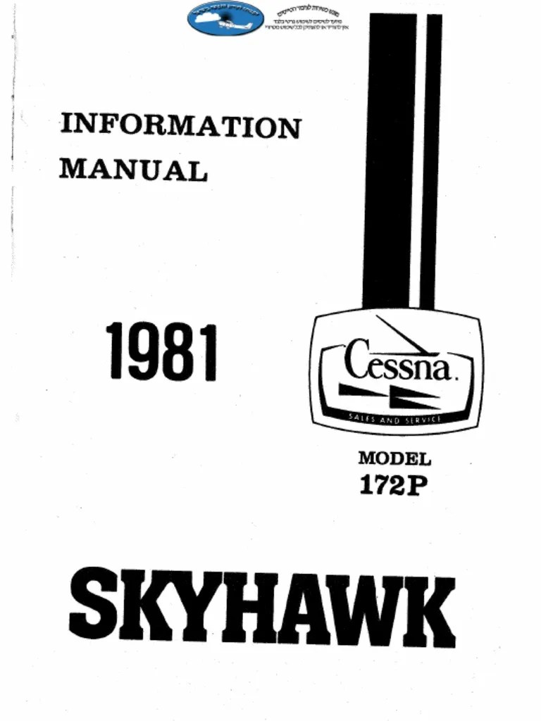 Cessna 172 - Manual | PDF