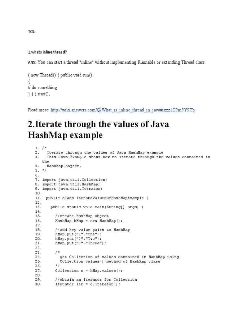 2.iterate Through The Values of Java Hashmap Example Download Free