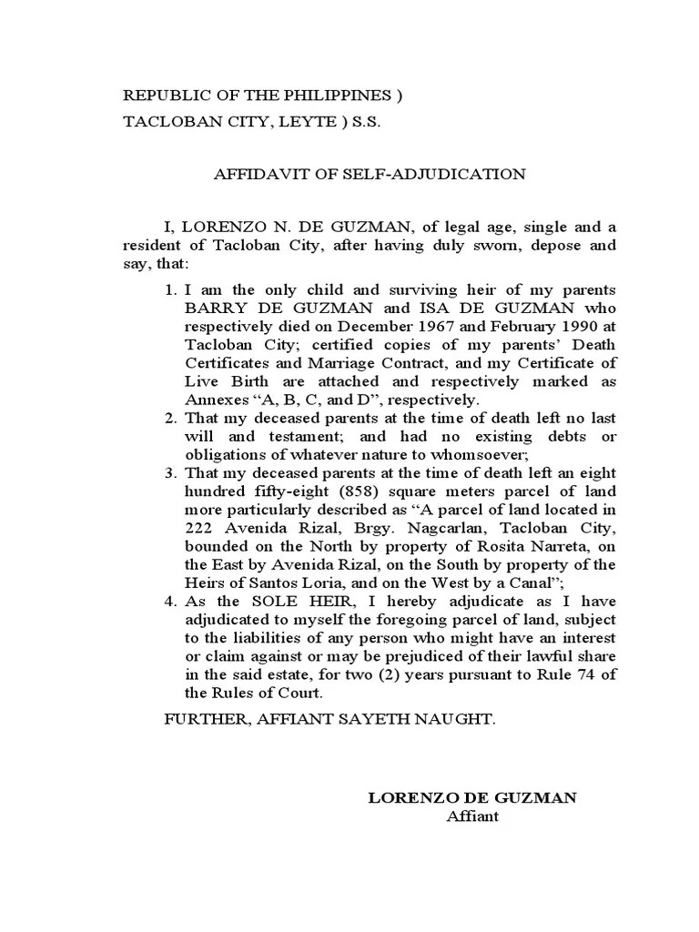 Print Self Adjudication PDF Legal Communication Law And Economics