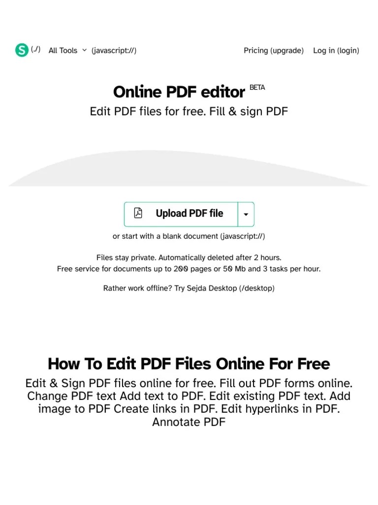 Easy To Use Online PDF Editor PDF