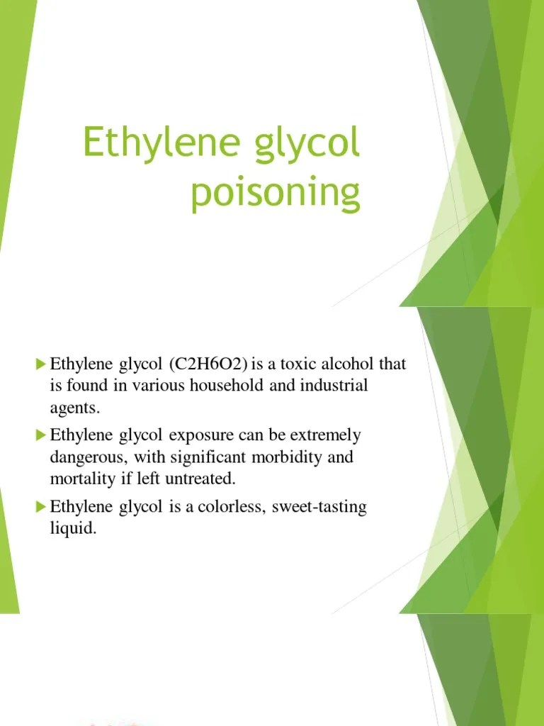 Ethylene Glycol Poisoning PDF